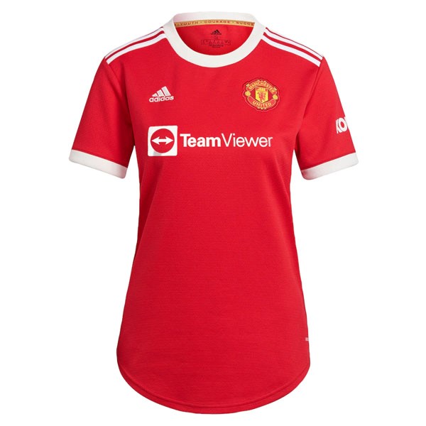 Camiseta Manchester United 1ª Kit Mujer 2021 2022 Rojo